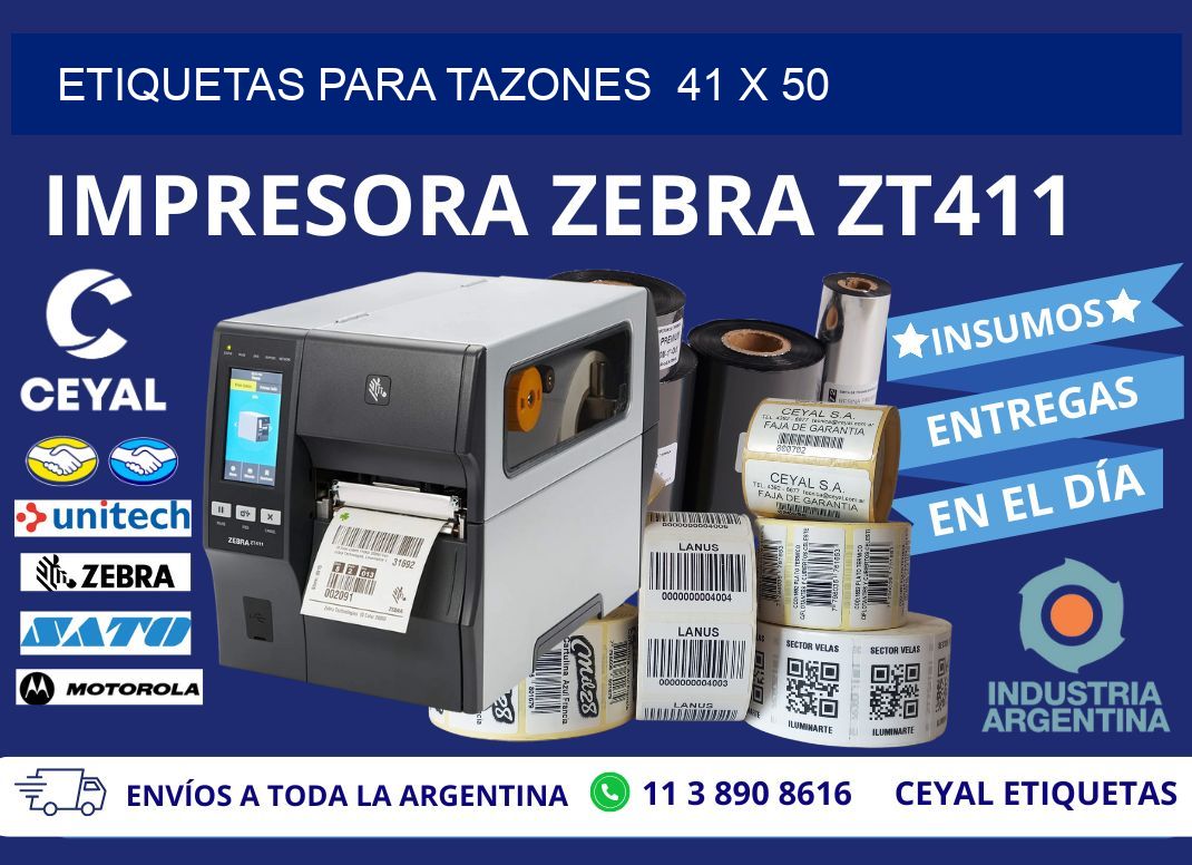 ETIQUETAS PARA TAZONES 41 x 50