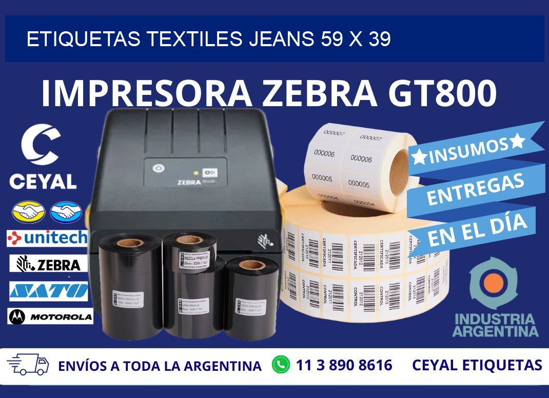 ETIQUETAS TEXTILES JEANS 59 x 39