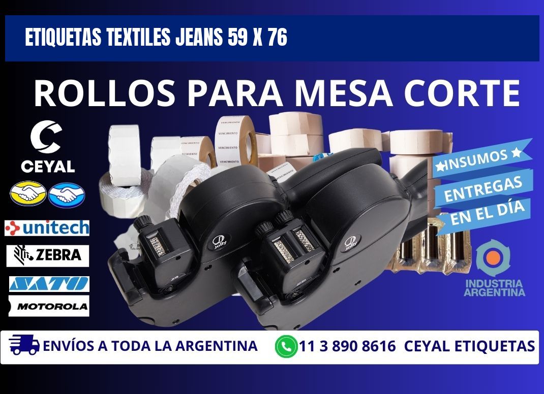 ETIQUETAS TEXTILES JEANS 59 x 76