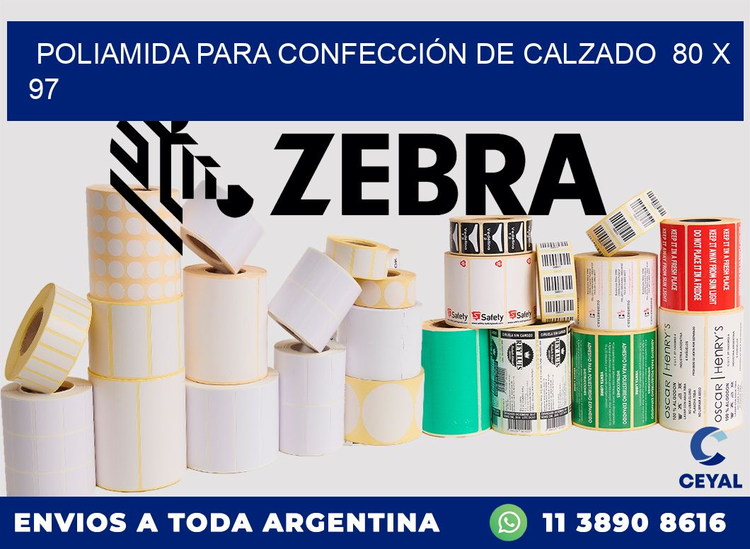 POLIAMIDA PARA CONFECCIÓN DE CALZADO 80 x 97