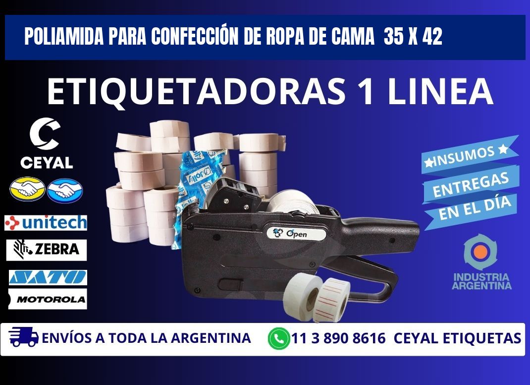 POLIAMIDA PARA CONFECCIÓN DE ROPA DE CAMA 35 x 42