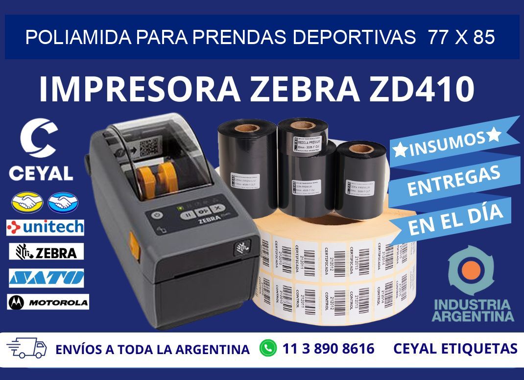 POLIAMIDA PARA PRENDAS DEPORTIVAS 77 x 85