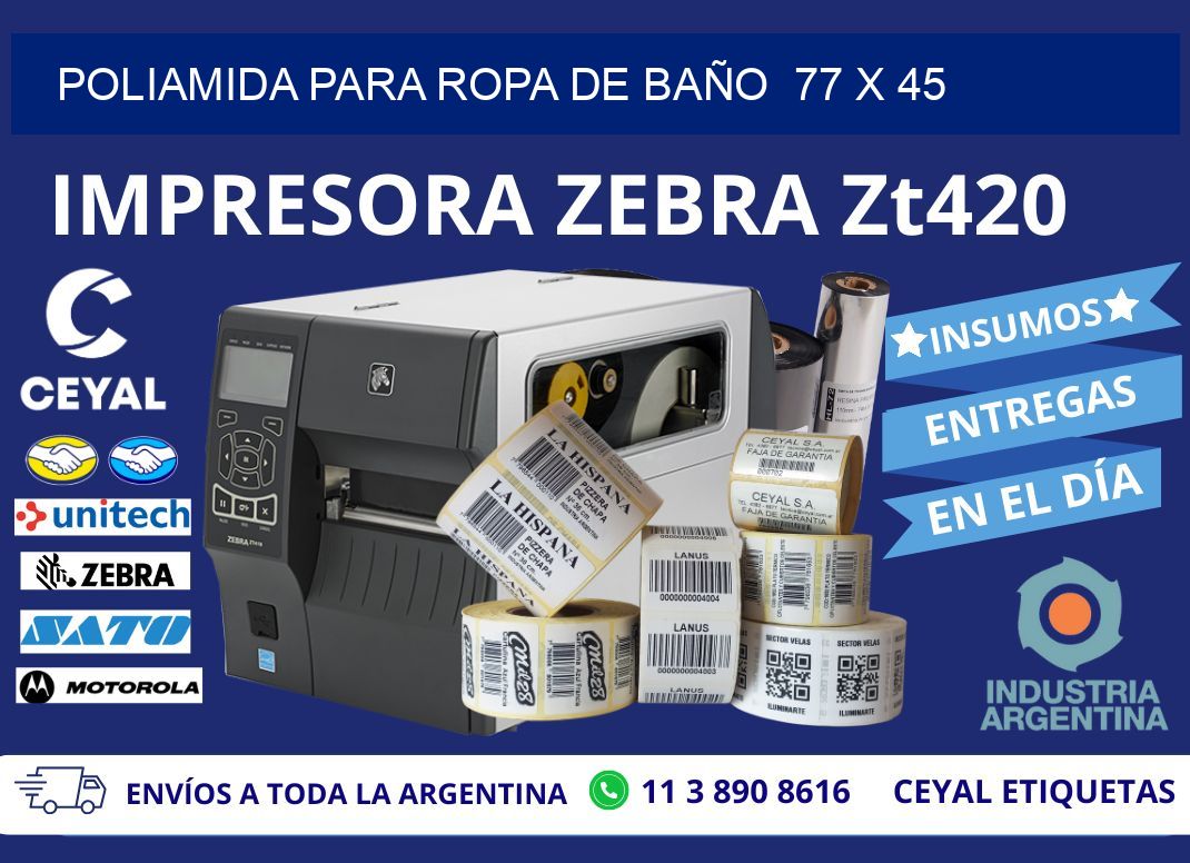 POLIAMIDA PARA ROPA DE BAÑO 77 x 45