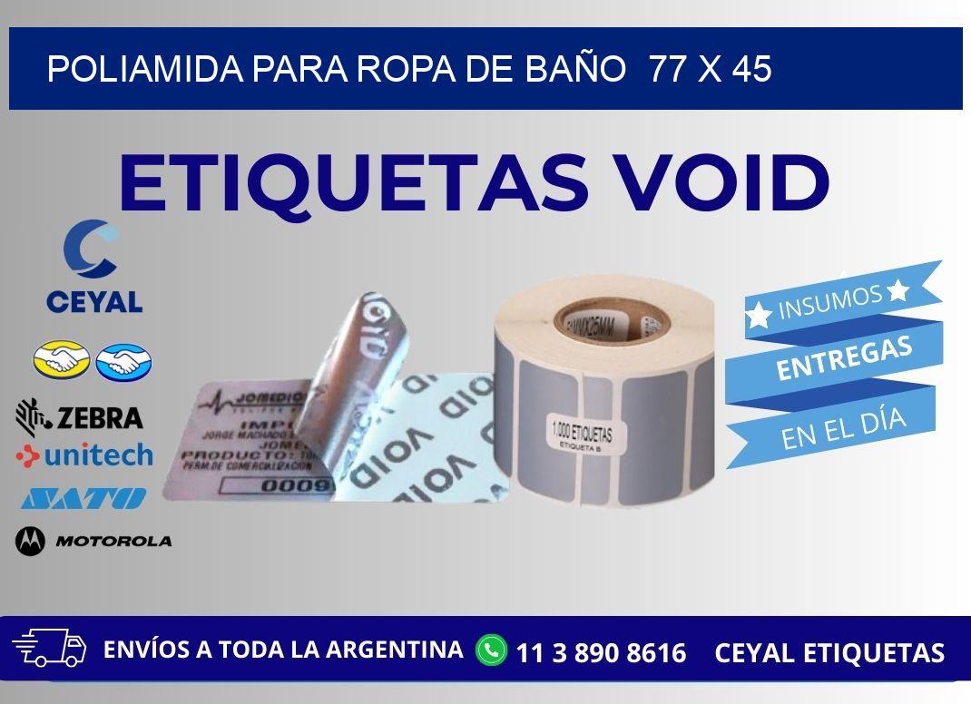POLIAMIDA PARA ROPA DE BAÑO 77 x 45