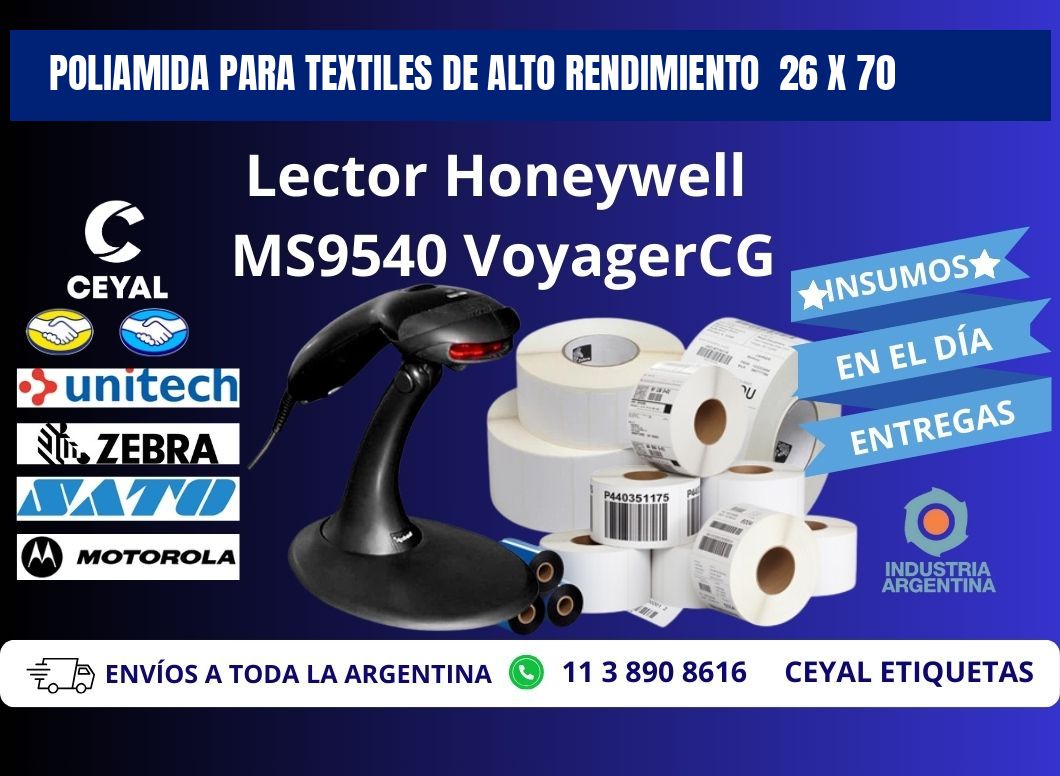 POLIAMIDA PARA TEXTILES DE ALTO RENDIMIENTO 26 x 70