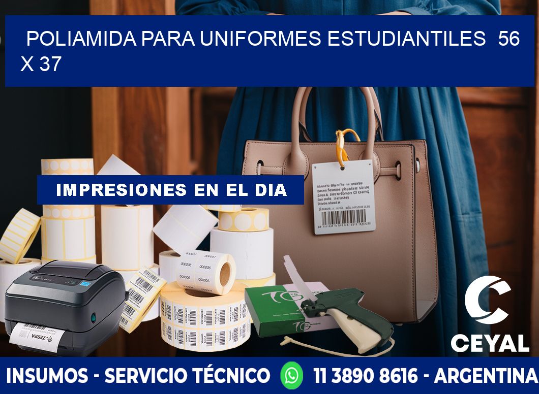 POLIAMIDA PARA UNIFORMES ESTUDIANTILES 56 x 37