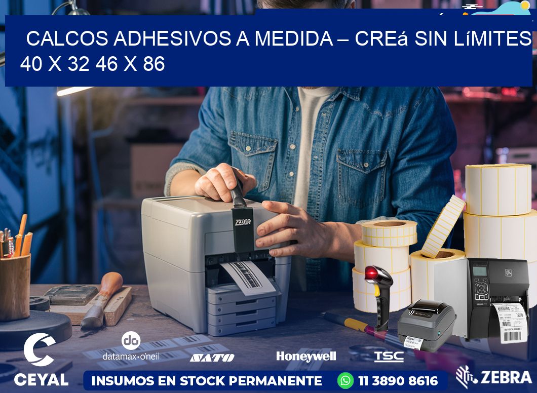 Calcos Adhesivos a Medida – Creá sin Límites 40 x 32 46 x 86