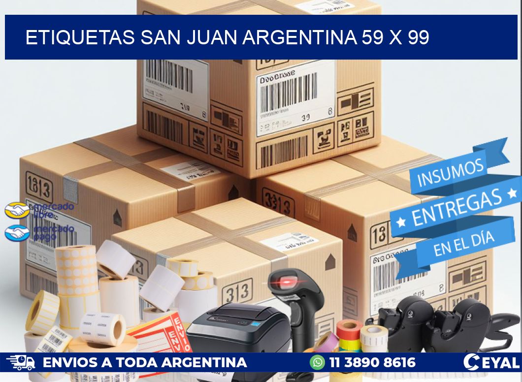 Etiquetas San Juan Argentina 59 x 99