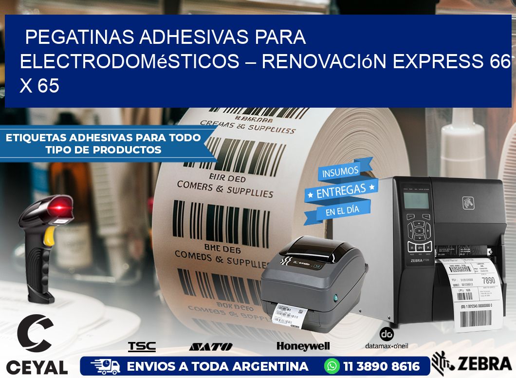 Pegatinas Adhesivas para Electrodomésticos – Renovación Express 66 x 65