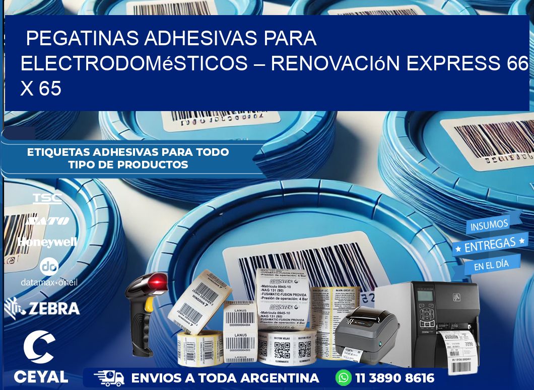 Pegatinas Adhesivas para Electrodomésticos – Renovación Express 66 x 65