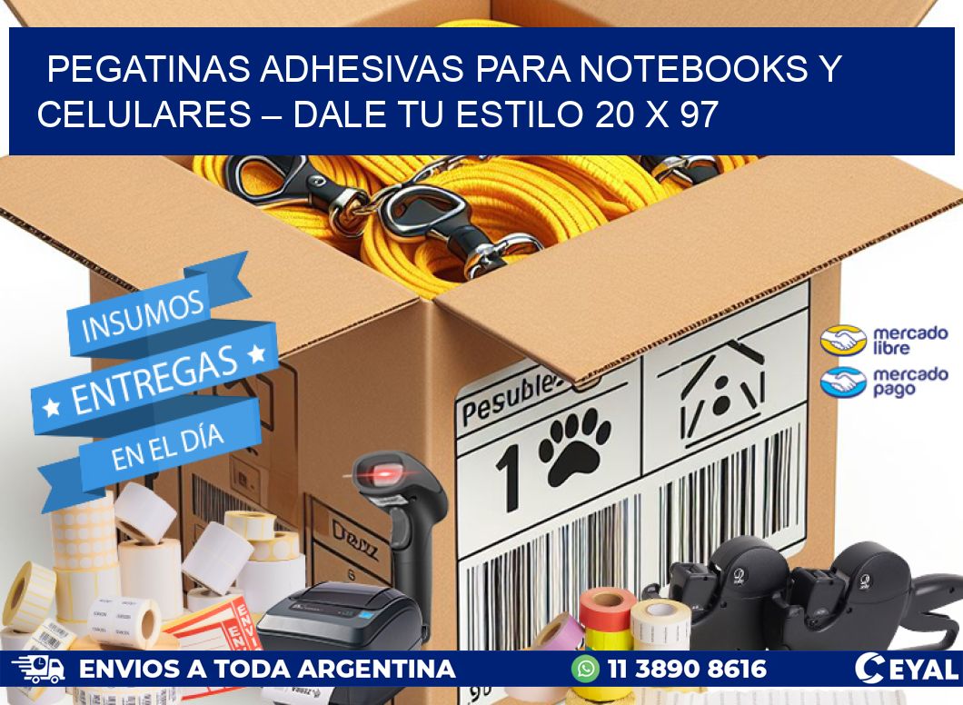 Pegatinas Adhesivas para Notebooks y Celulares – Dale Tu Estilo 20 x 97
