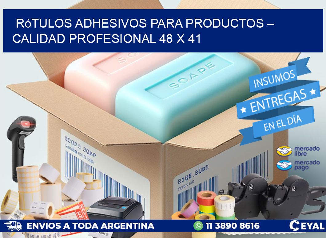Rótulos Adhesivos para Productos – Calidad Profesional 48 x 41