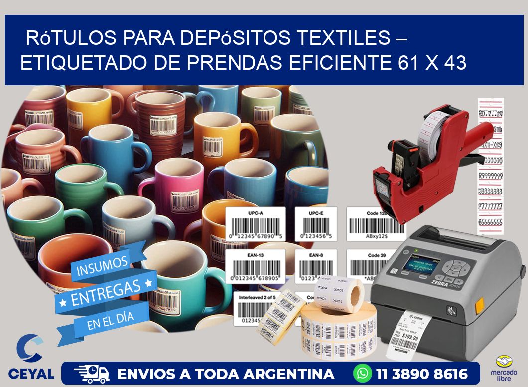 Rótulos para Depósitos Textiles – Etiquetado de Prendas Eficiente 61 x 43
