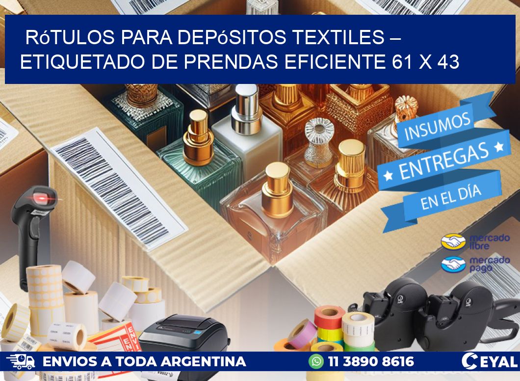 Rótulos para Depósitos Textiles – Etiquetado de Prendas Eficiente 61 x 43