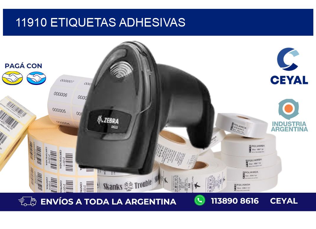 11910 ETIQUETAS ADHESIVAS