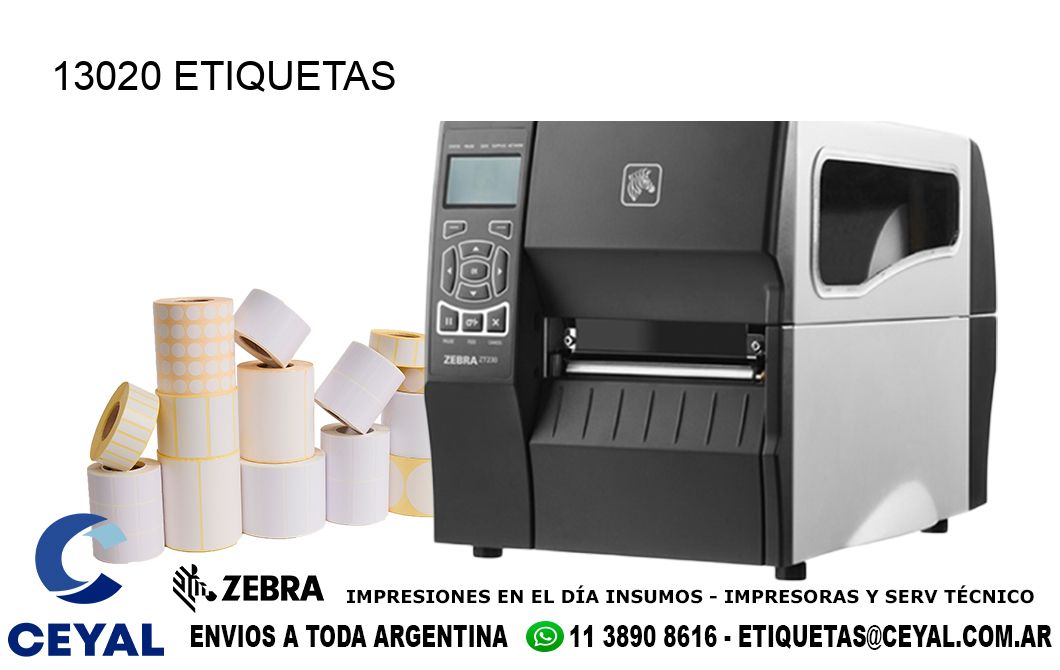 13020 ETIQUETAS