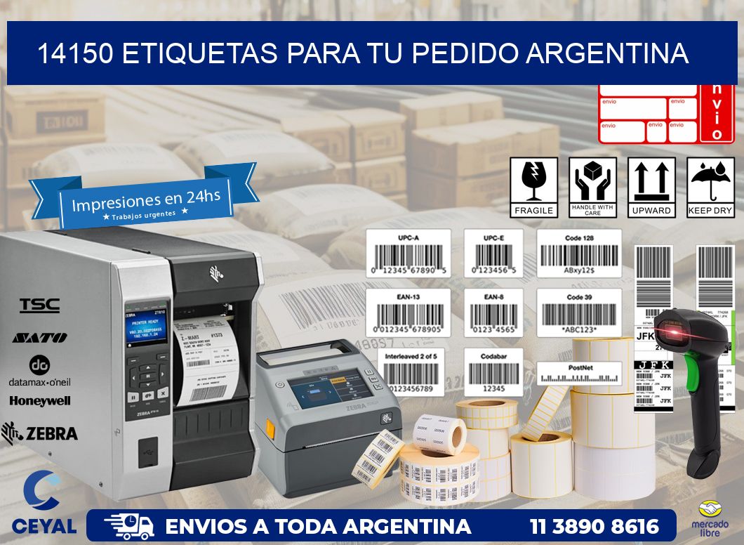 14150 ETIQUETAS PARA TU PEDIDO ARGENTINA
