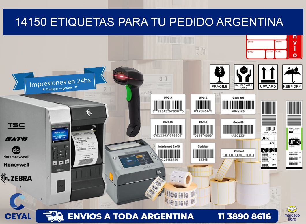 14150 ETIQUETAS PARA TU PEDIDO ARGENTINA