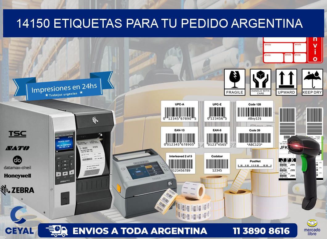 14150 ETIQUETAS PARA TU PEDIDO ARGENTINA