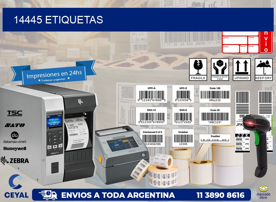 14445 ETIQUETAS