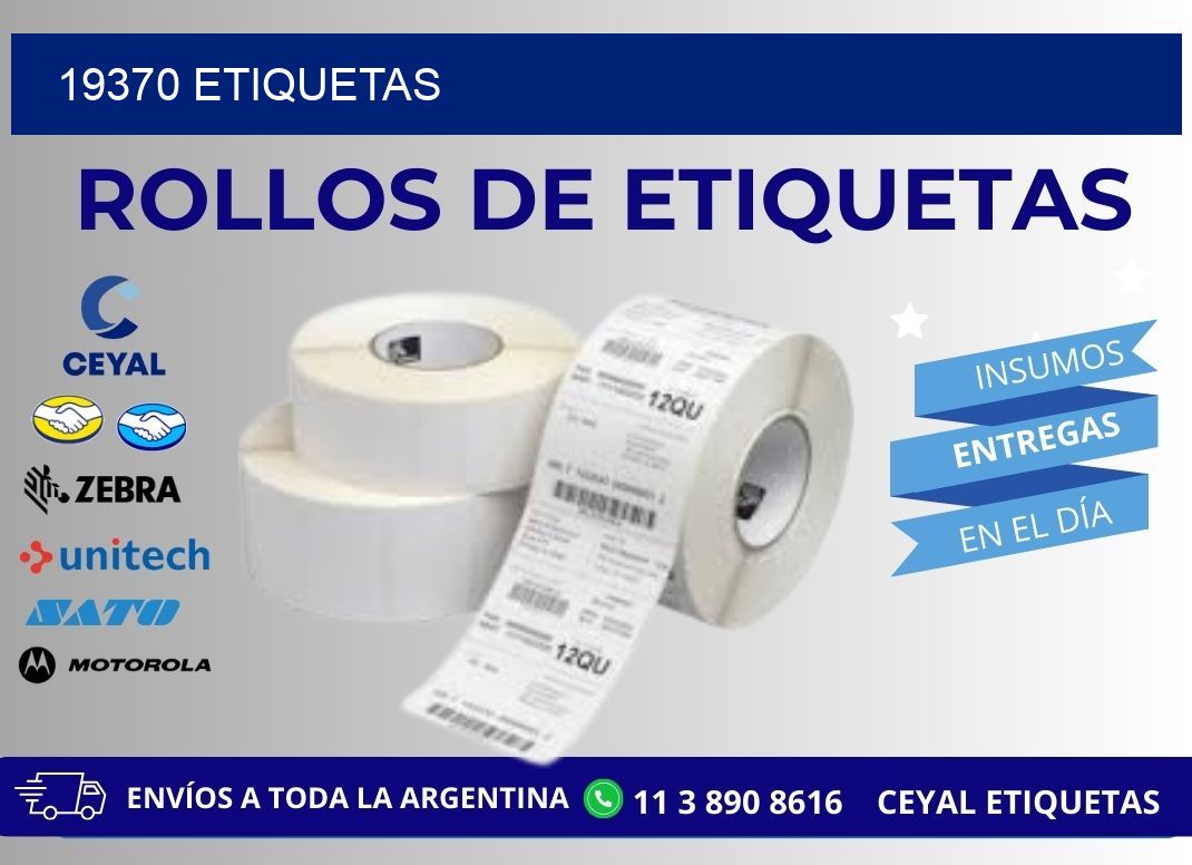 19370 ETIQUETAS