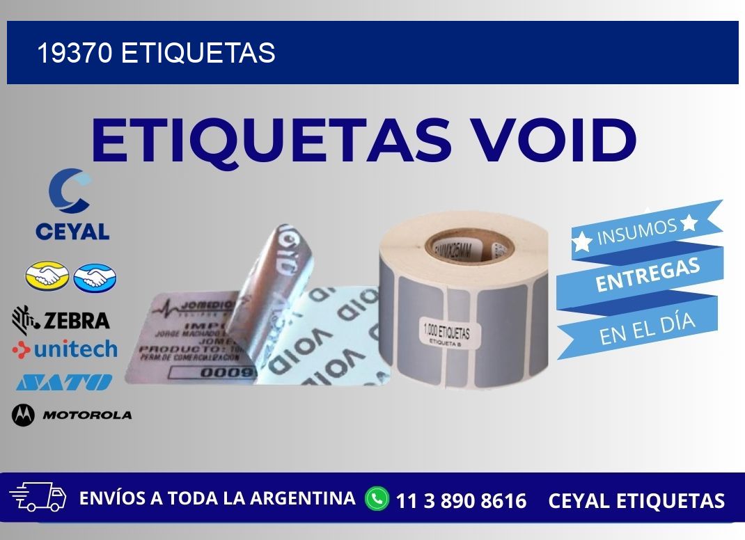 19370 ETIQUETAS