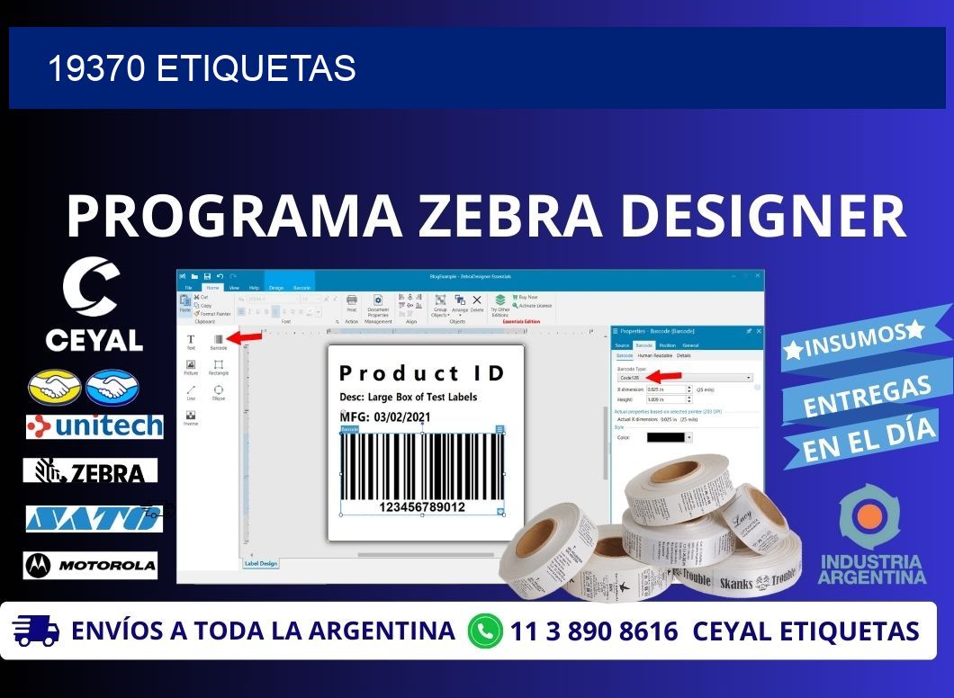19370 ETIQUETAS