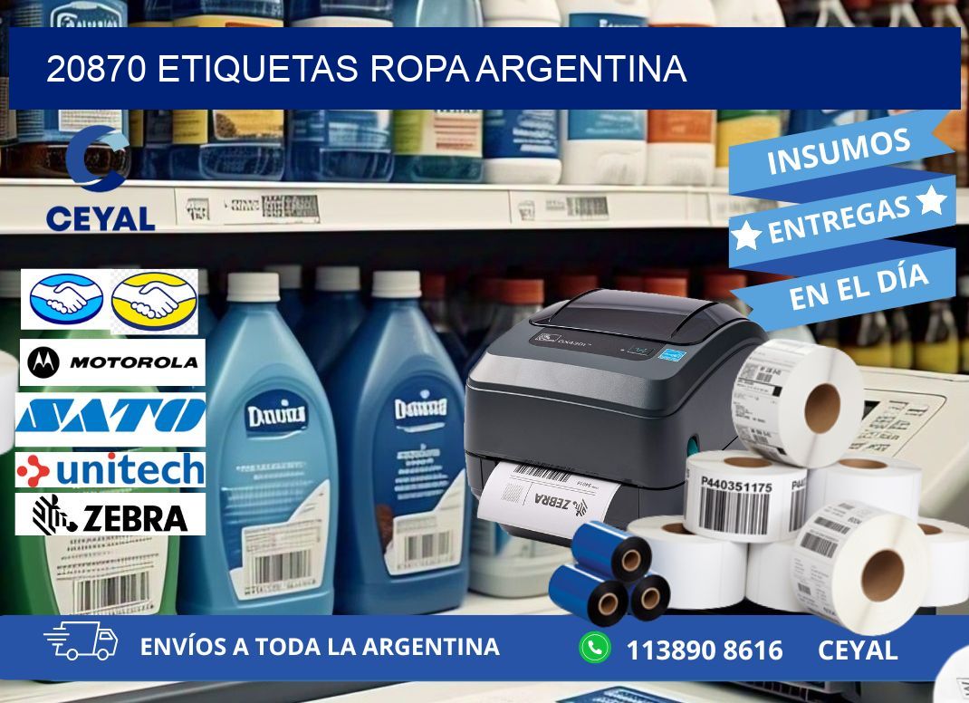 20870 ETIQUETAS ROPA ARGENTINA