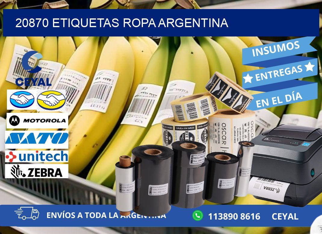 20870 ETIQUETAS ROPA ARGENTINA