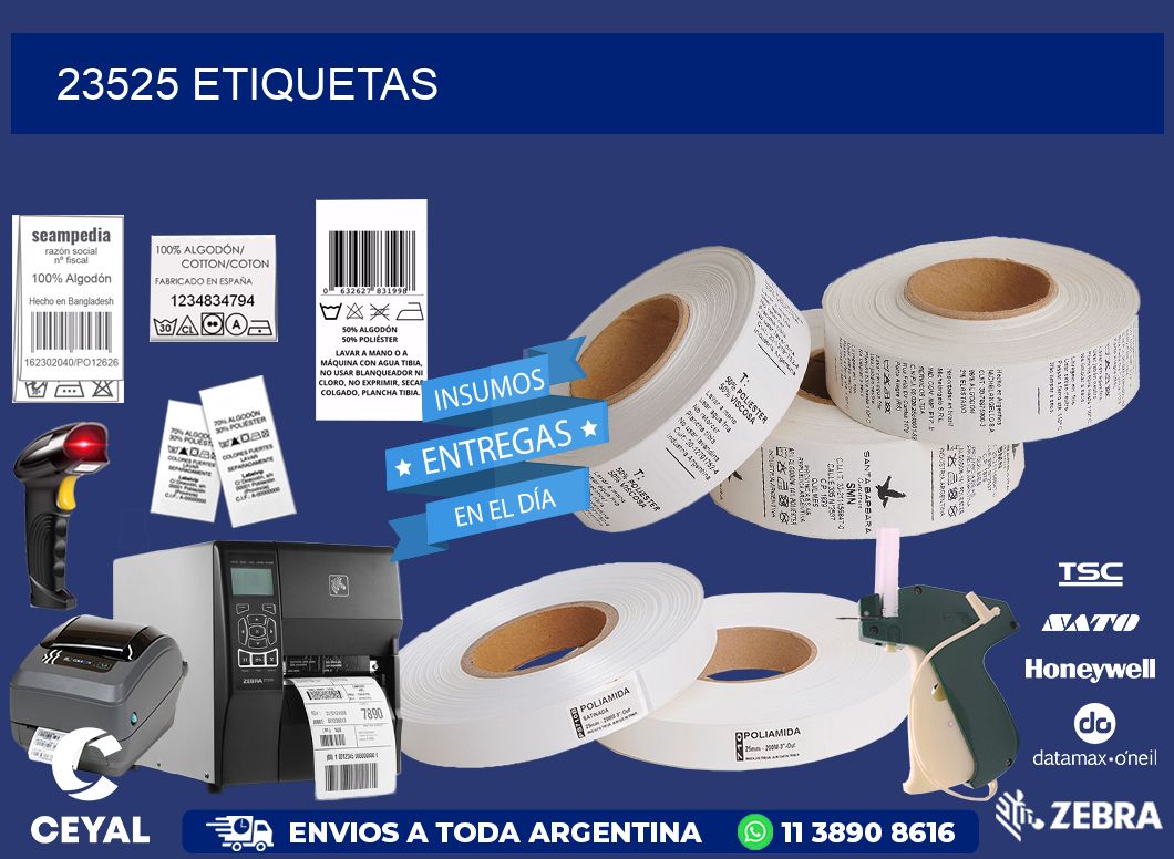 23525 ETIQUETAS