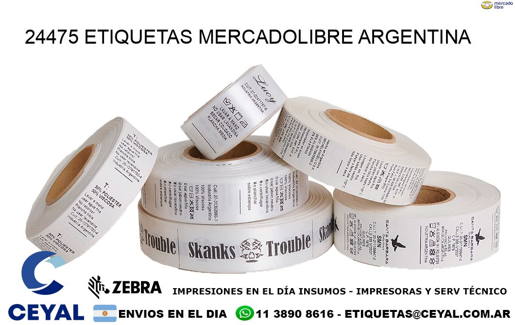 24475 ETIQUETAS MERCADOLIBRE ARGENTINA
