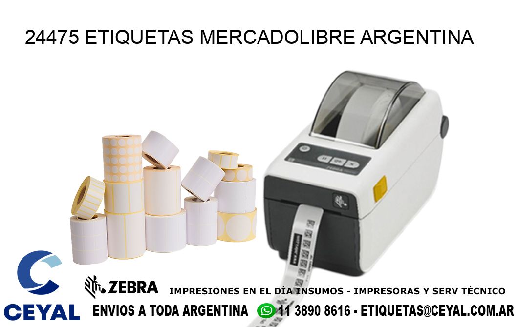 24475 ETIQUETAS MERCADOLIBRE ARGENTINA