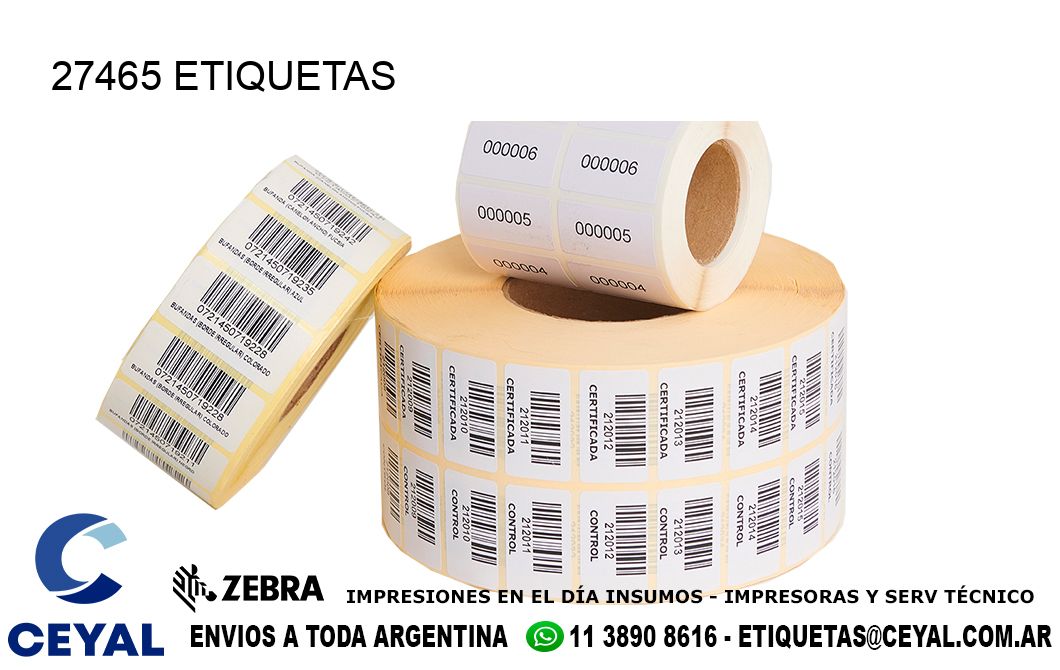 27465 ETIQUETAS