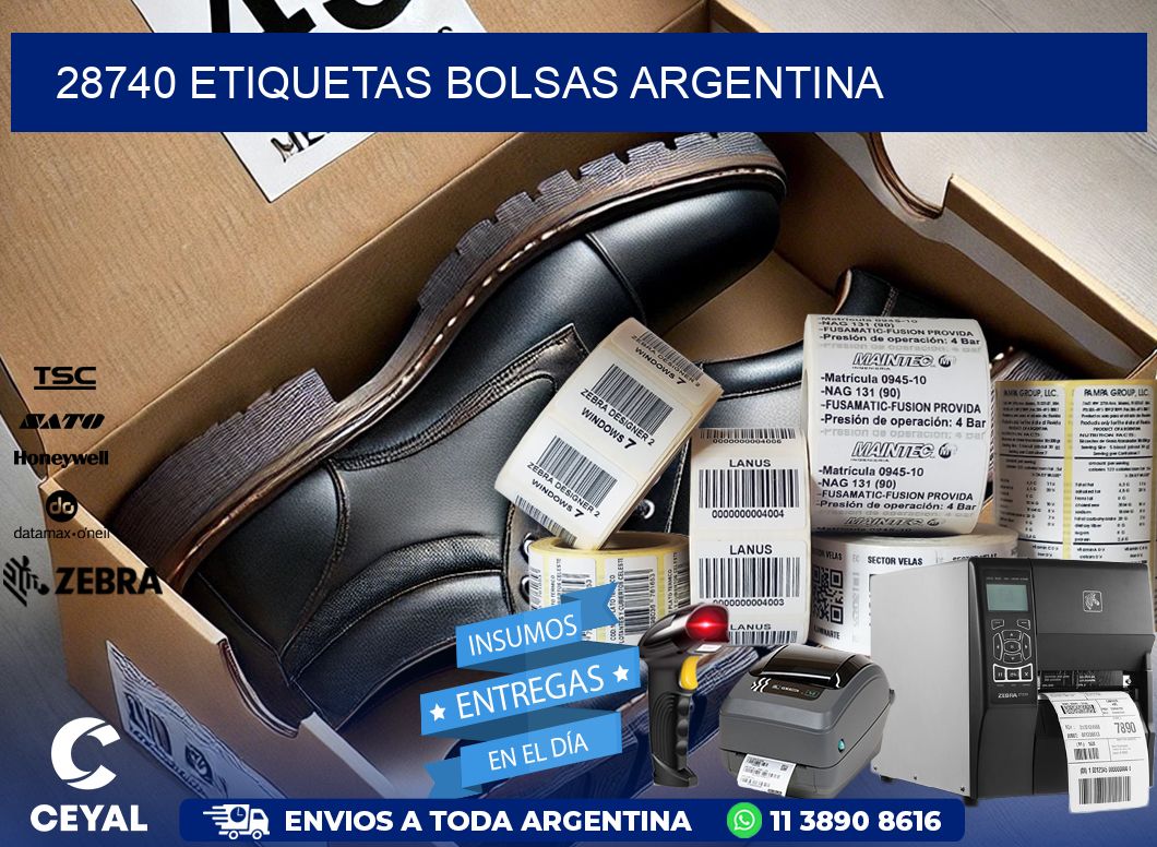 28740 ETIQUETAS BOLSAS ARGENTINA