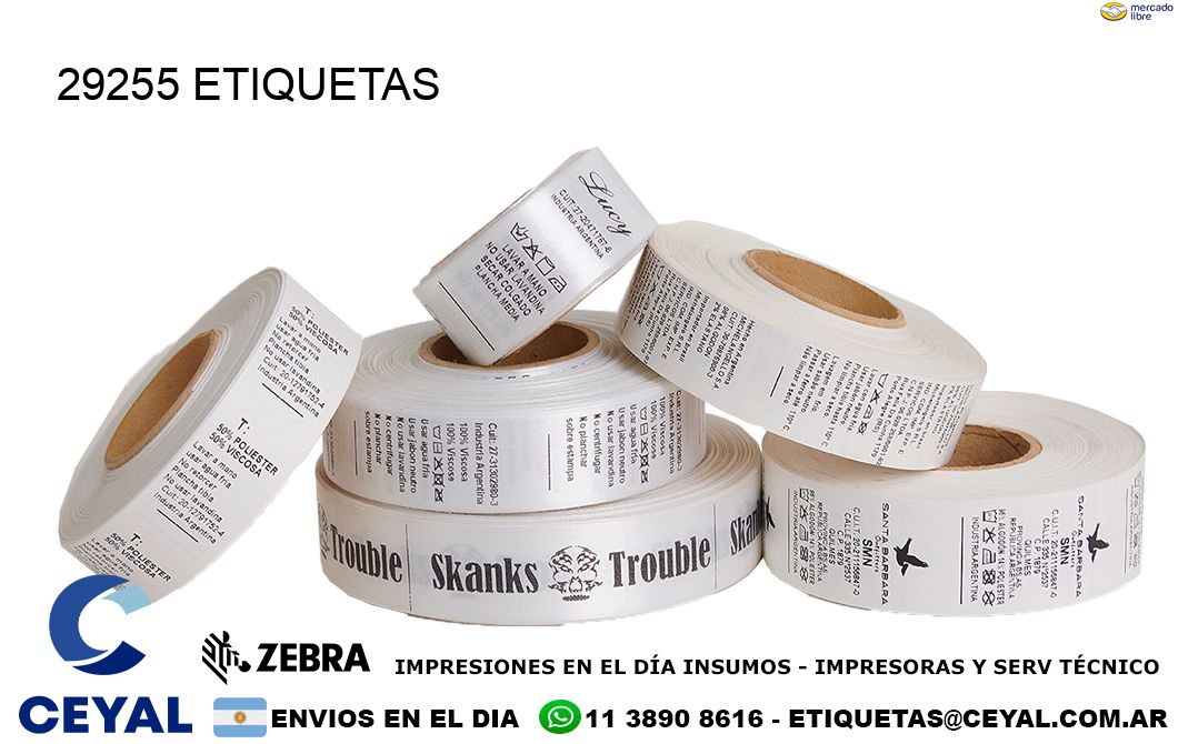 29255 ETIQUETAS