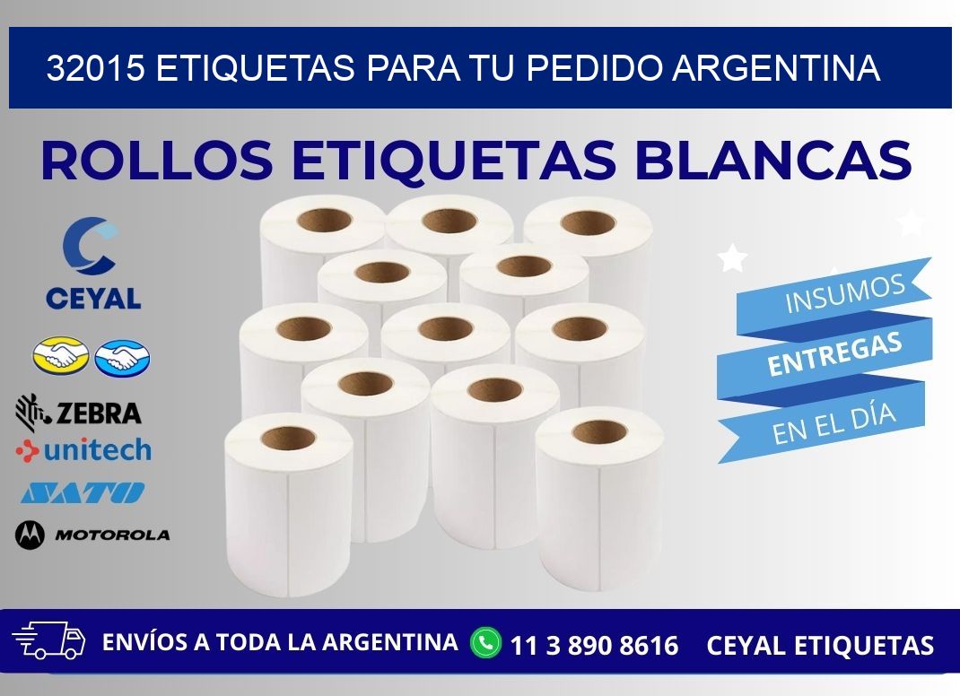 32015 ETIQUETAS PARA TU PEDIDO ARGENTINA
