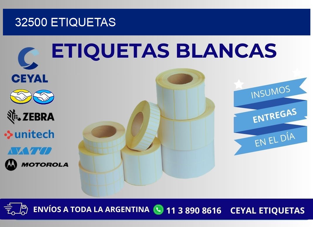 32500 ETIQUETAS