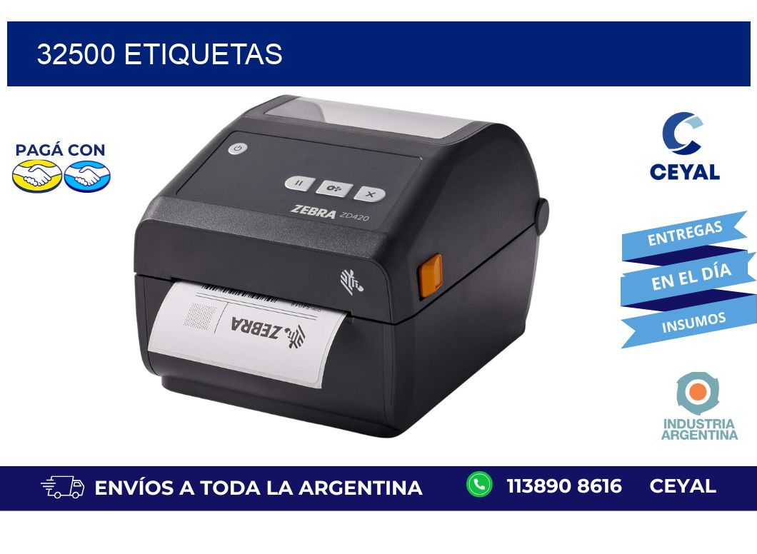 32500 ETIQUETAS