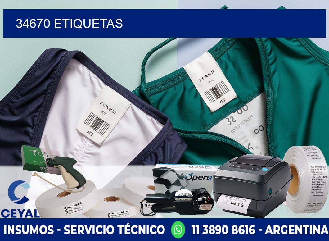 34670 ETIQUETAS