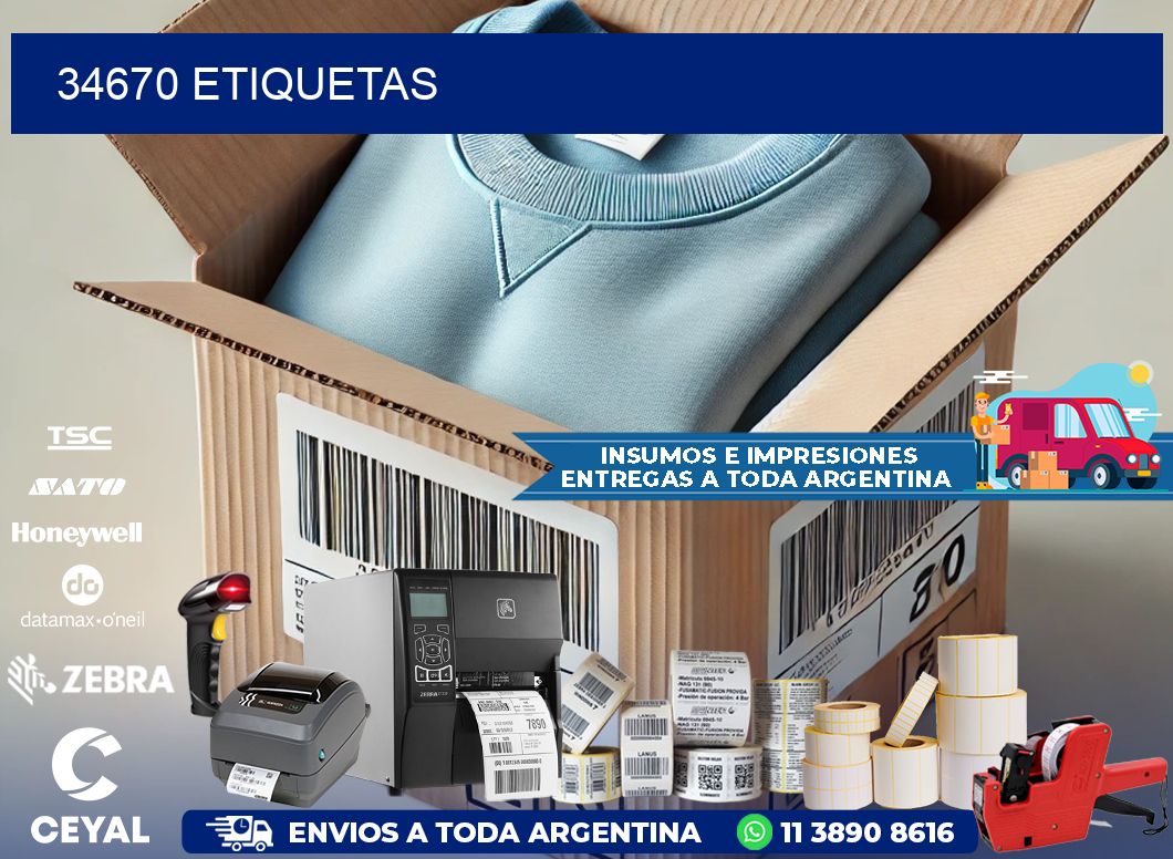 34670 ETIQUETAS