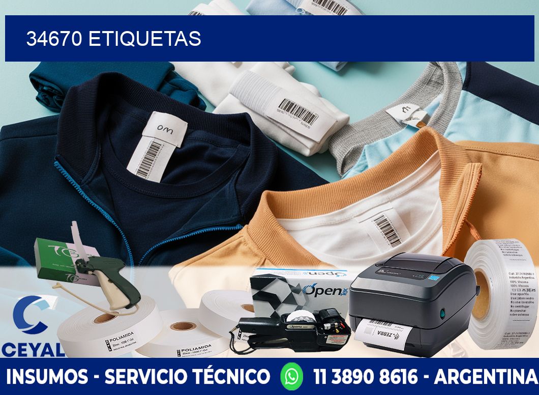 34670 ETIQUETAS