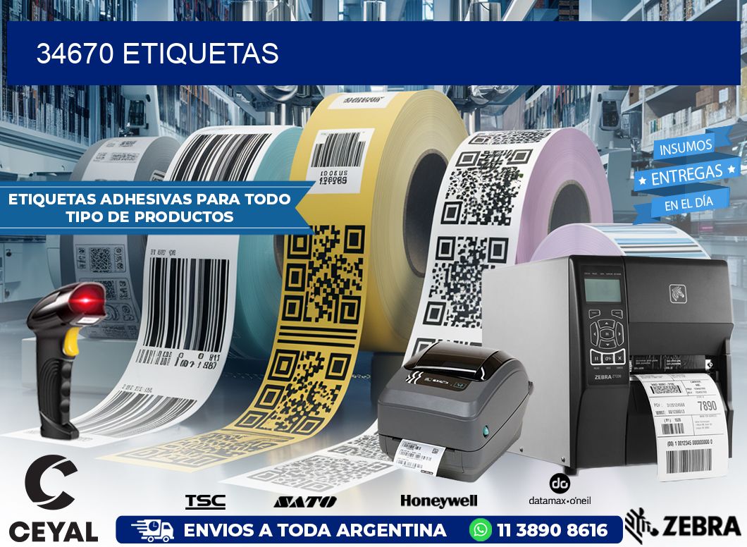 34670 ETIQUETAS