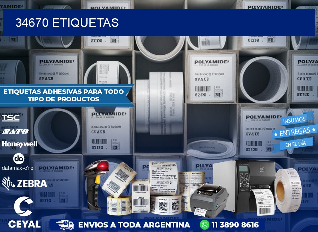 34670 ETIQUETAS