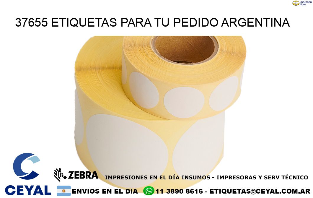 37655 ETIQUETAS PARA TU PEDIDO ARGENTINA