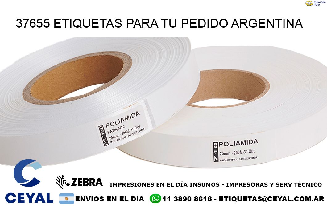 37655 ETIQUETAS PARA TU PEDIDO ARGENTINA