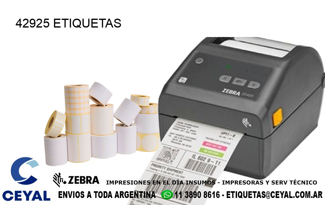 42925 ETIQUETAS