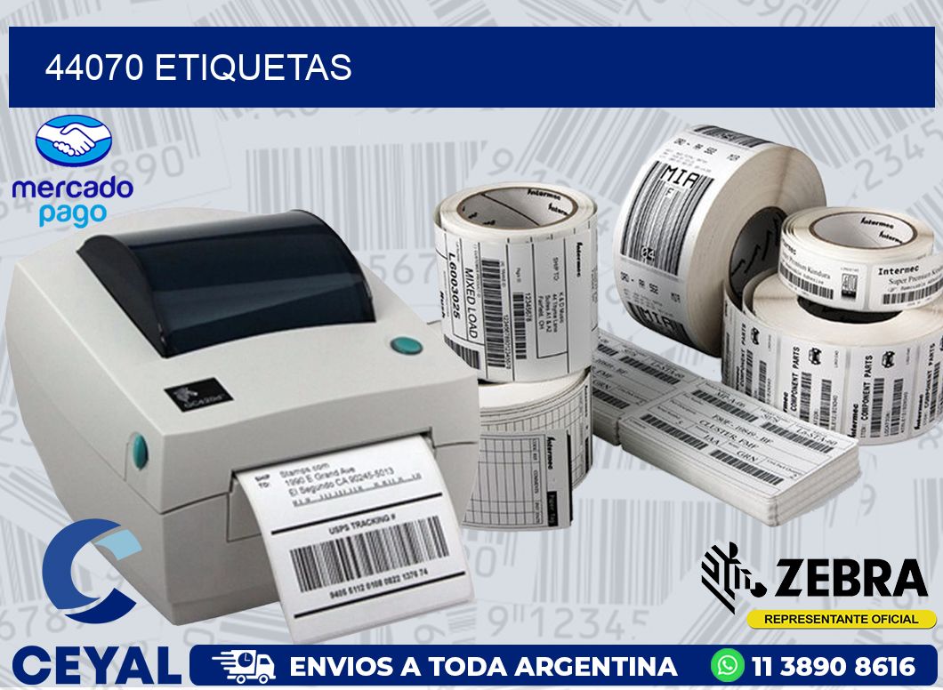 44070 ETIQUETAS