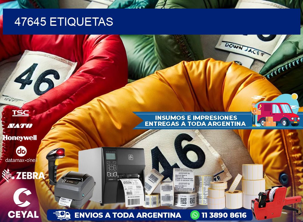 47645 ETIQUETAS