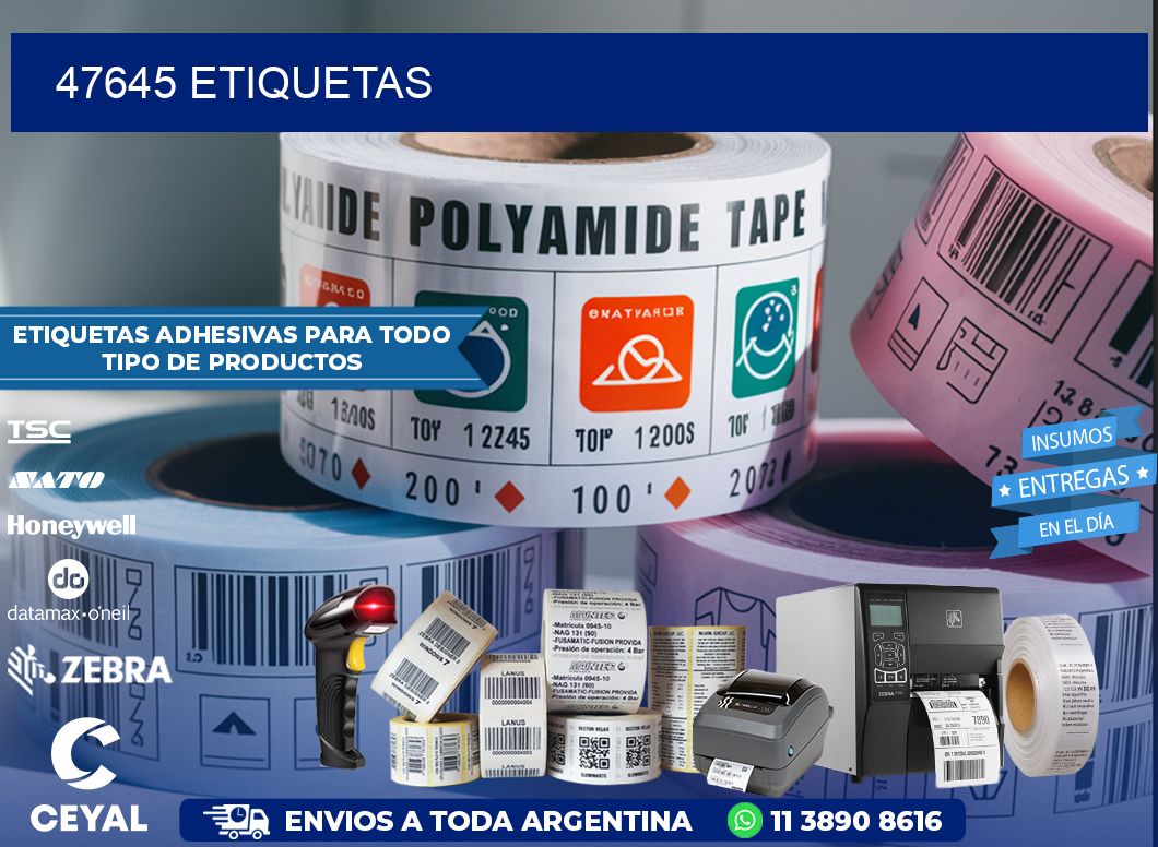 47645 ETIQUETAS