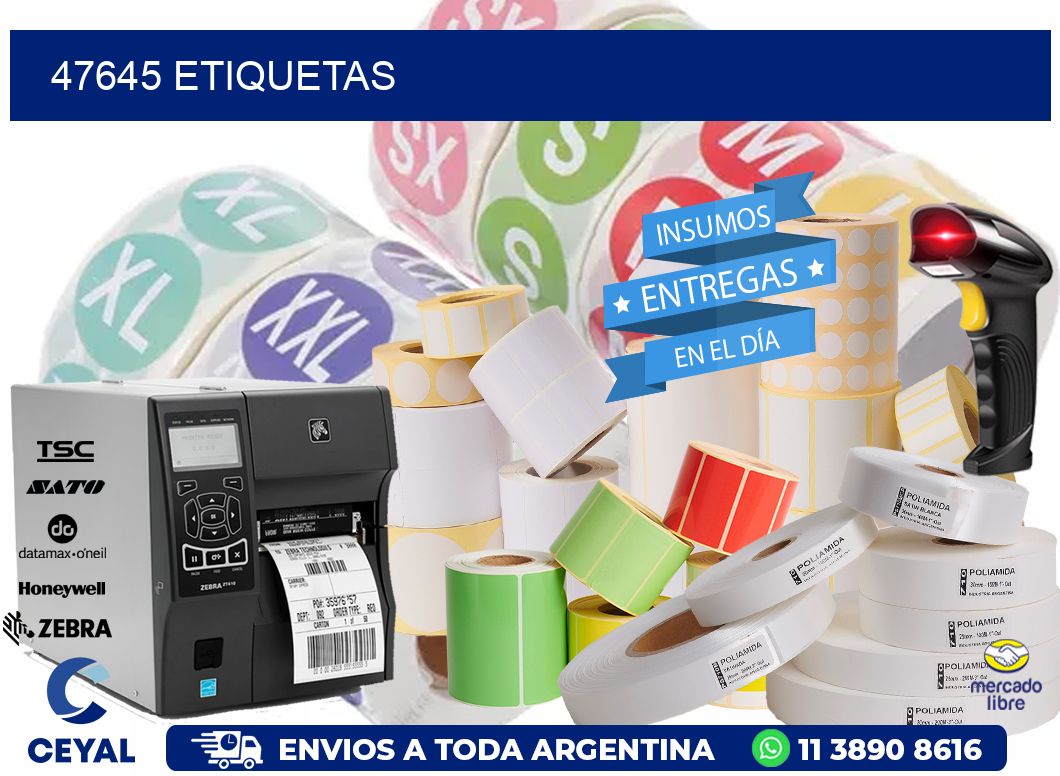 47645 ETIQUETAS
